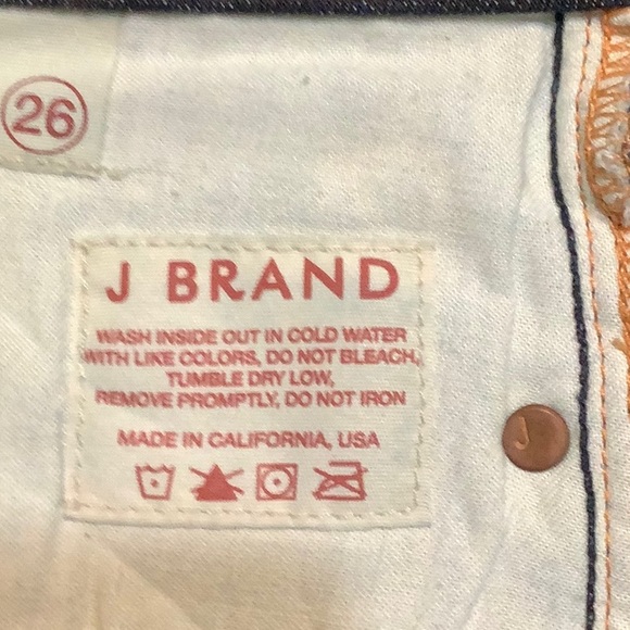 J BRAND dark wash boot cut jeans, size 26 - Picture 8 of 8